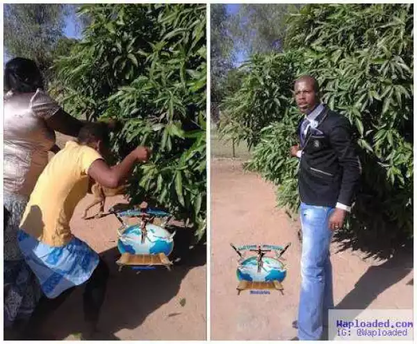 Controversial SA Pastor Orders His Members To Eat Mango Leaves After Claiming Its Pizzas & Spaghetti (Photos)